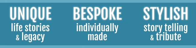 unique legacy video, bespoke, individually made, stylish story telling