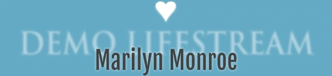 marilyn monroe's lifestream